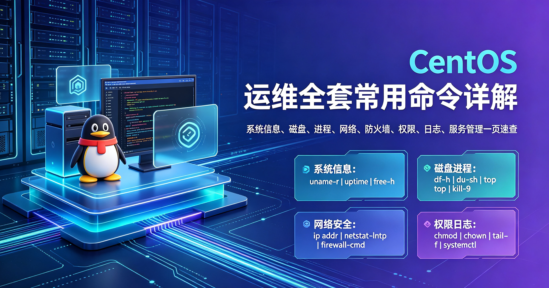 CentOS运维全套常用命令详解